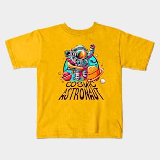 Cosmic Sound Astronaut Kids T-Shirt